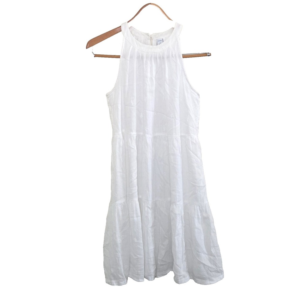 Old‎ Navy Dress White Halter Sundress Size XS